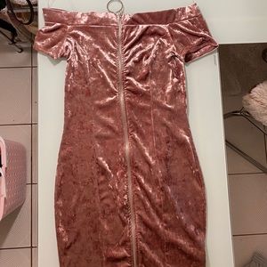 mini off the shoulder dress